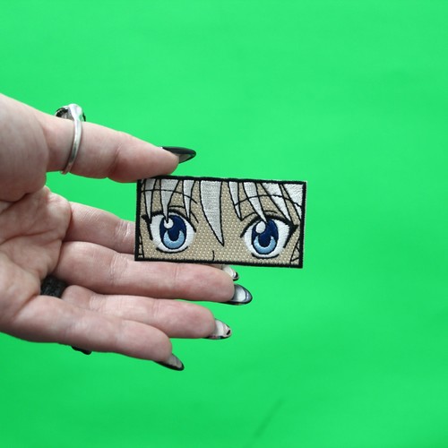 HunterXHunter Killua Patch Anime Eyes Embroidered Iron On - Picture 2 of 2