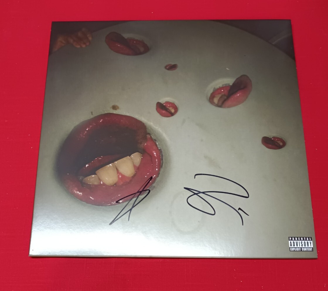 MC Ride Zach Hill Death Grips Year Snitch Vinyl Album Signed