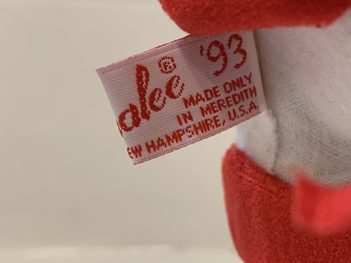 Annalee Christmas Snowman Top Hat Cane Lace Vest Parade Leader 9.5” Tall ‘93 Tag - Picture 15 of 18