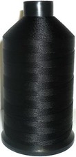 BONDED NYLON THREAD 40's 3000 METRES BLACK UPHOLSTERY ETC