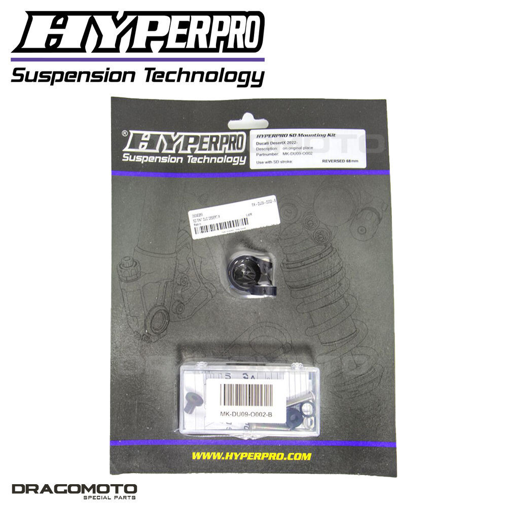 Kit Hyperpro MK-DU09-O002-B pour stabiliser la direction de la Ducati Desert X 950