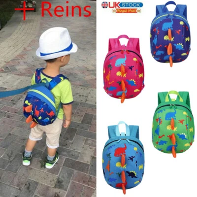 PEFECTDEL Cartoon Kids Baby Toddler Safety Harness Backpack Security Strap Bag With Reins