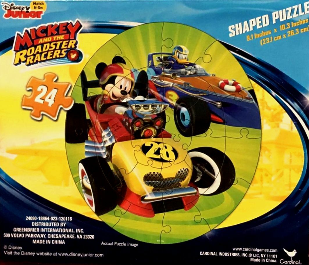 Disney Junior Mickey and the Roadster Racers Puzzle 24 Pieces New