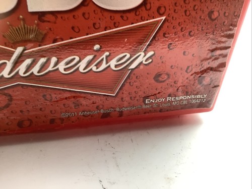 Budweiser Condiment Caddy Confezione 6 Portabottiglie Portabottiglie Plastica 2011 - Foto 10 di 12