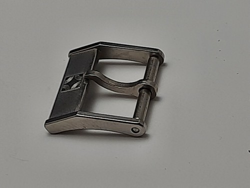 VINTAGE NOS 1970'S ZENITH 14MM STAINLESS STEEL WATCH BUCKLE #7358 - Picture 2 of 3