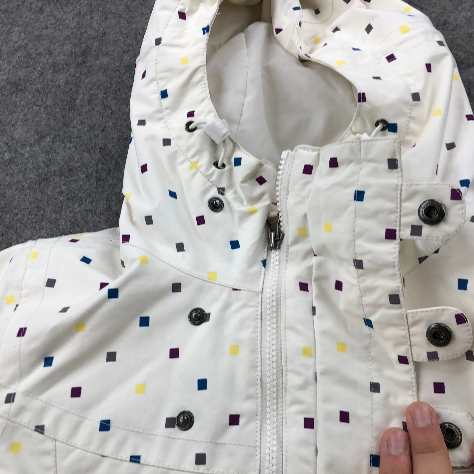 burton dryride hooded snowboarding jacket