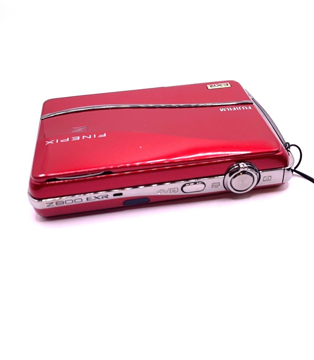 Near MINT] FUJIFILM FinePix Z800 EXR Red Compact Digital
