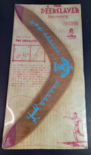 Deerslayer Boomerang Made By Cherokees Qualla Reservation North Carolina Vintage