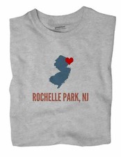 Rochelle Park New Jersey NJ T-Shirt HEART