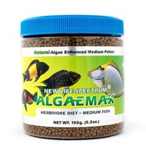New Life Spectrum Algaemax Sinking Pellets Fish Food 5.3 oz, MD 