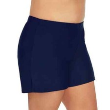 NWT Island Escape Navy Swimsuit Shorts 18W ymy2224