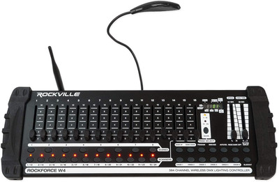 ROCKFORCE W4 384 Channel Wireless DMX Light Controller+Midi