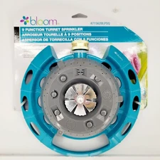 Garden Bloom 71562BL Metal Turret Sprinkler, Assorted Colors Set Of 2