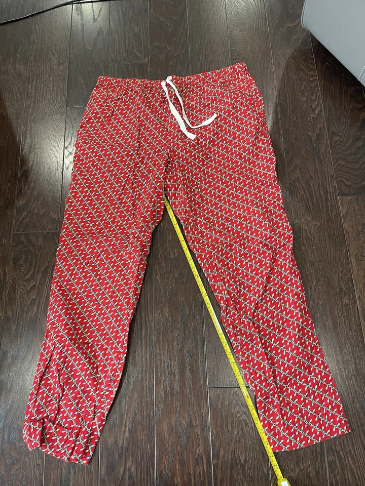 Pantalones de pijama de salón Vineyard Vines para hombre talla grande luces navideñas Navidad Foto 3 de 4