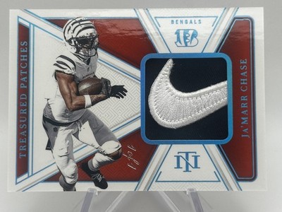2024 Panini National Treasures Treasured Patches- Ja’MARR Chase 1/1 Nike Swoosh