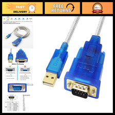 USB to Serial Adapter Cable RS232 DB9 Male FTDI Chip - 4ft, Windows Mac Compat