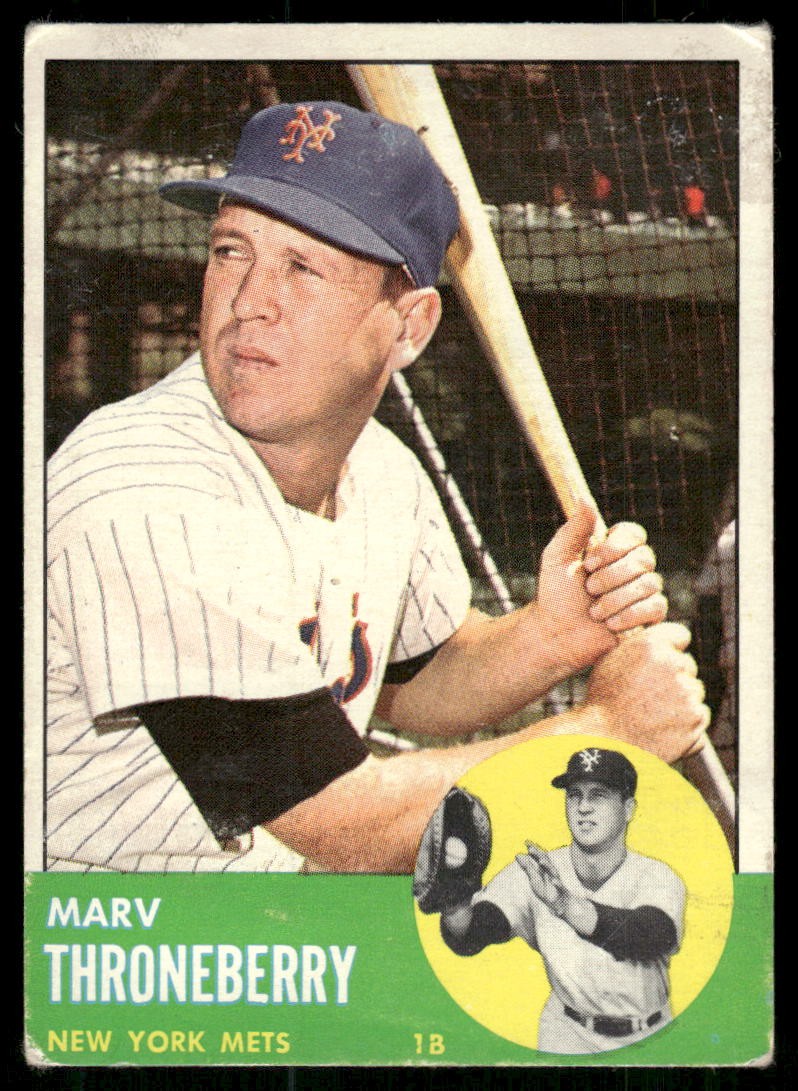 1963 Topps #78 Marv Throneberry