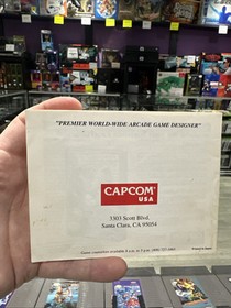 Chip N Dale Rescue Rangers - Nintendo NES Instruction Manual Booklet Only