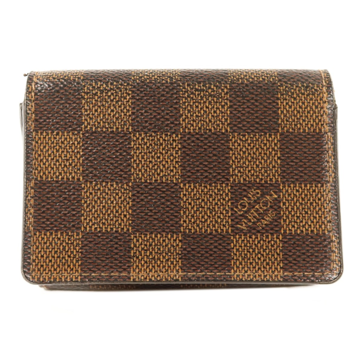 LOUIS VUITTON LV Card Case N62920 Damier Brown | eBay