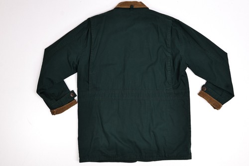 J. Crew Chore Coat Men's Medium Green Plaid Lined Hunting Jacket Medium - Picture 4 of 10