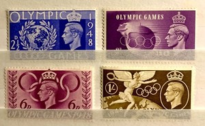 FLX Stamps Great Britain Stamps Nos. 271-274 MNH Cat Value  $7.40