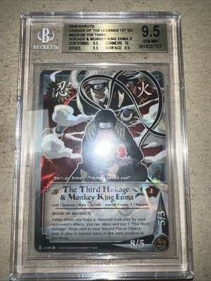Naruto The Third Hokage and Monkey King Enma Lineage Of The Legends Beckett 9,5