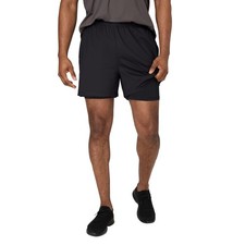 Hanes Men's 5 Inseam Workout Shorts, Black, Total Support Pouch, X-Large