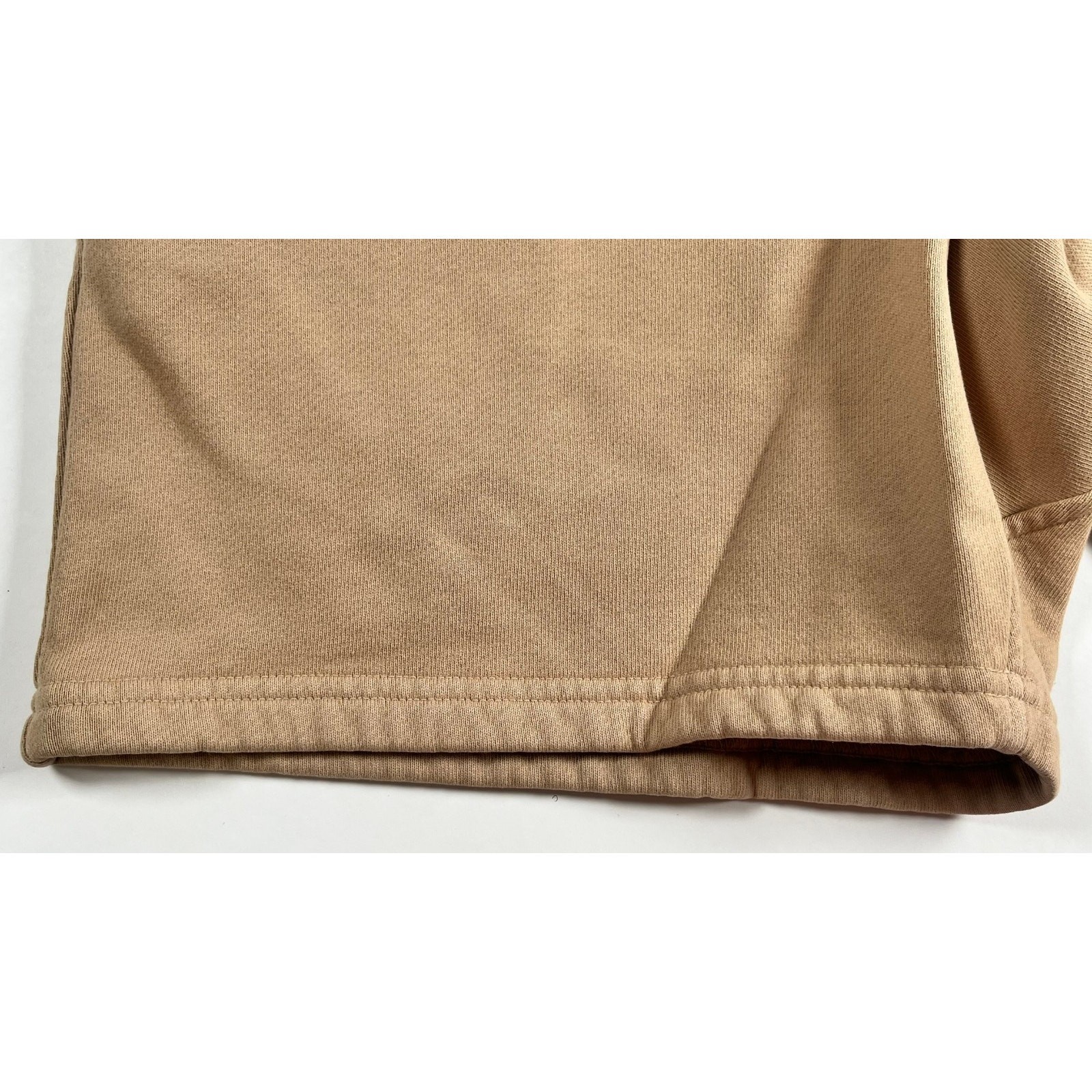 Rhude Logo Sweat Short Size Small Sand Embroidered Accent NWT