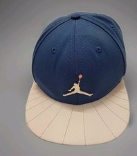 Nike Jordan Cap Jumpman Air Blue White Strapback Hat Youth Size 8-20