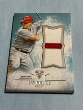 2015 Topps Triple Threads - Unity Jumbo Relics Jay Bruce #UJR-JBU 1/3