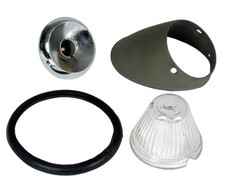 Bullet Front Indicator Assembly w Clear Lens Left VW Beetle 111953041C