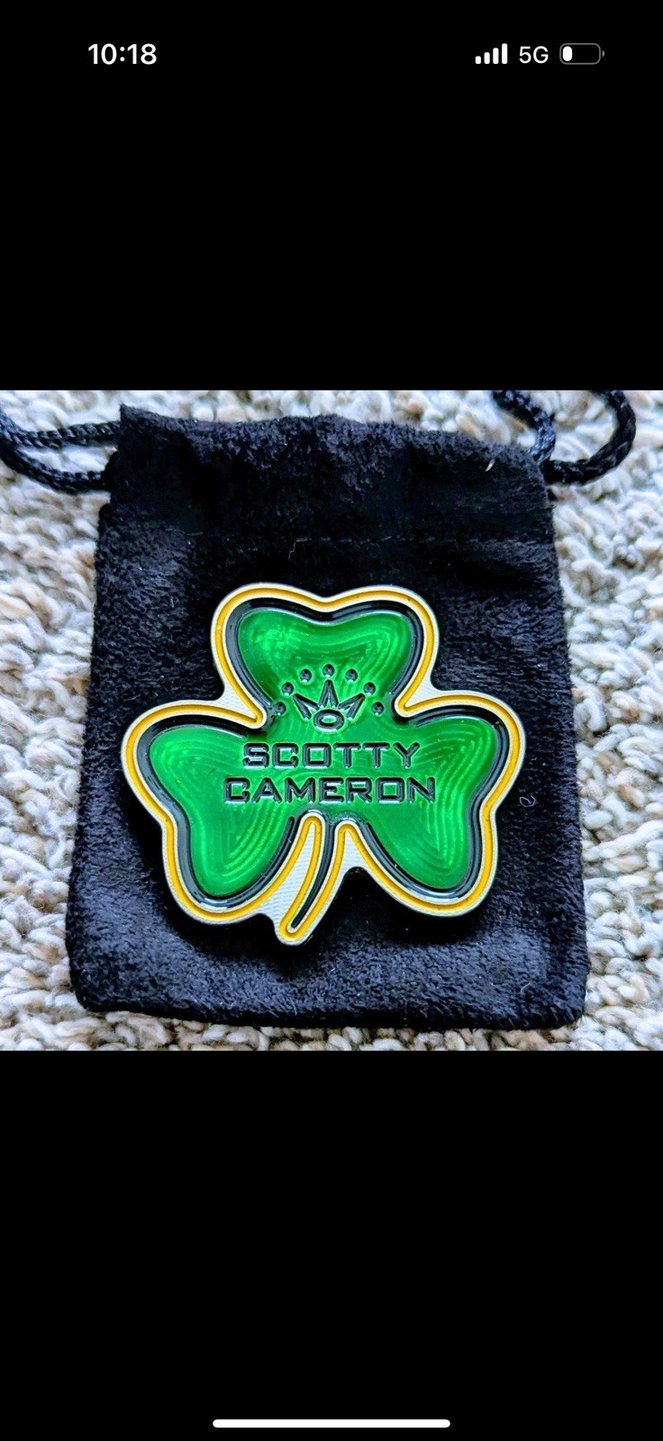 RARE Scotty Cameron Clover Leaf Cameron Coin 2025 St Patrick's Day