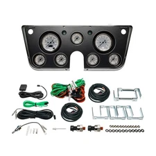 GlowShift Classic White 7 Gauge Set & Dash Panel Pod for 67-72 Chevy C10