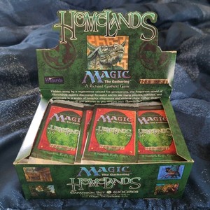 homelands mtg booster box  Face to Face Games the last people of Homelands face war MTG: 5 HOMELANDS Factory Sealed