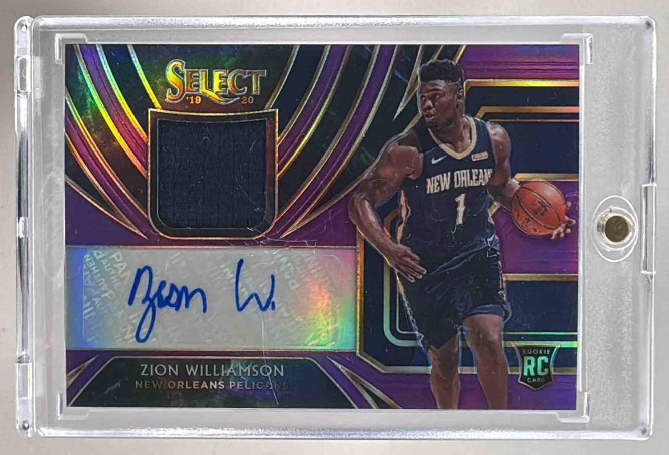 Zion Williamson Rookie Card Auction Tracker