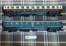 LIMA 2 CARROZZE PASSEGGERI FS DB SCALA ZERO 1:45 COD. 6605 E 6602 LEGGI TUTTO !