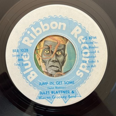 HEAR Jules Blattner 45 Jump In Get Some / I Love You Mary funk R&B EX