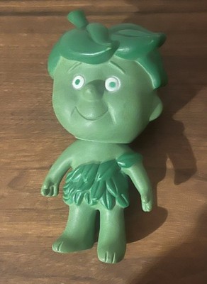 Vintage 1973 lustig grün riesiger kleiner Spross Gummi Spielzeug - 6 1/2'' groß