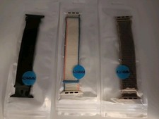 Nylon Sports Watch Bands For Apple Watch. 42/44 MM. 3pk.