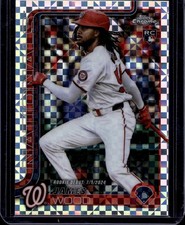 2025 Topps Chrome Update James Wood #USC95 Rookie RC X-Fractor Nationals