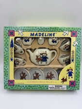 Vintage Madeline Doll Porcelain 13 Piece China Tea Set Doll House Tea Cups 1997