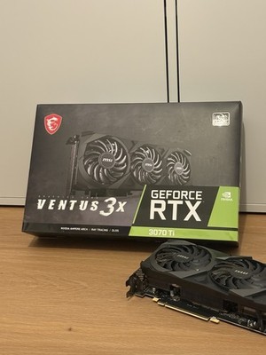MSI NVIDIA GeForce RTX 3070 Ti Ventus 3X OC 8GB inklusive OVP/Originalverpackung