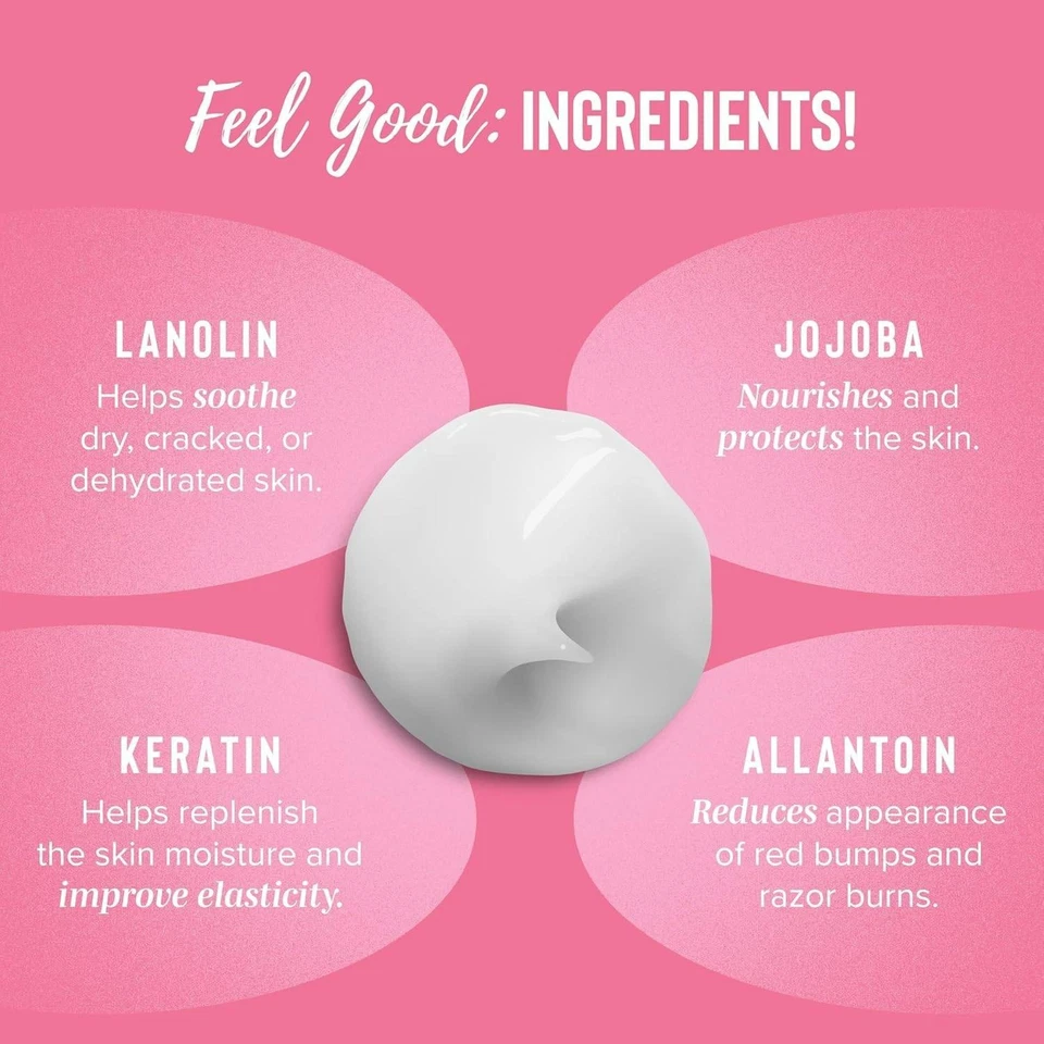 Crema de afeitar íntima Coochy 32 fl oz - pastel esmerilado Foto 4 de 4