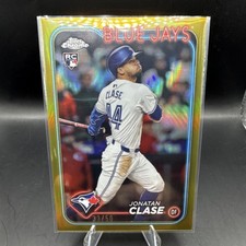 2024 Topps Chrome Update Gold /50 RC Jonatan Clase #USC147 Blue Jays