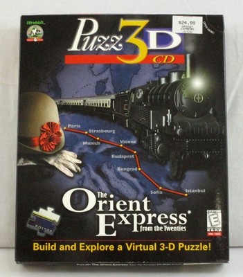 Puzz 3D CD Orient Express Computer Game Mac & PC CD-ROM Wrebbit 2000 SEALED