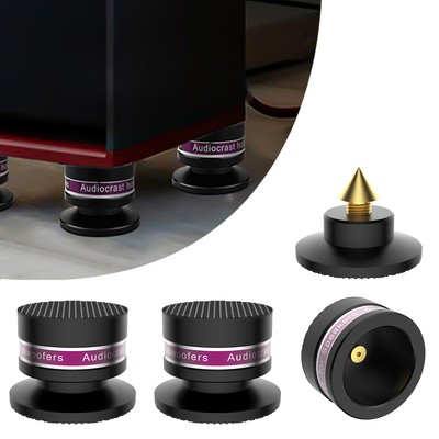 4x HiFi Audio Lautsprecher Subwoofer Isolation Feet Absorber Dämpfer GerätefÜße