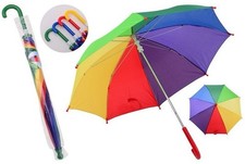 Kinder Regenschirm Bunt Verschiedene Farbkombinationen Neu