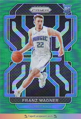 Franz Wagner Orlando Magic NBA RC Rookie Panini Prizm 2021/22 Green