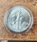 1944 p high grade (AU/BU) silver Walking liberty half dollar in acrylic capsule