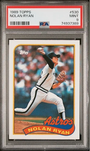 1989 Topps Nolan Ryan #530 PSA 9 Mint HOF Houston Astros